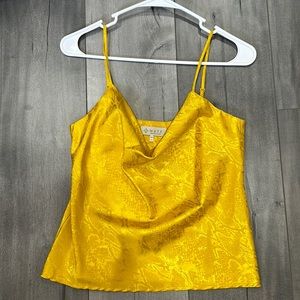 WAYF Gold Tank Top